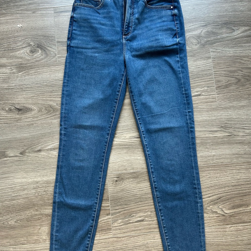 Ann Taylor Medium Blue Skinny Jeans